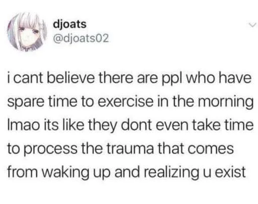 exercising meme