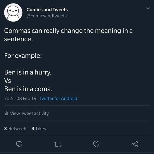 comma meme