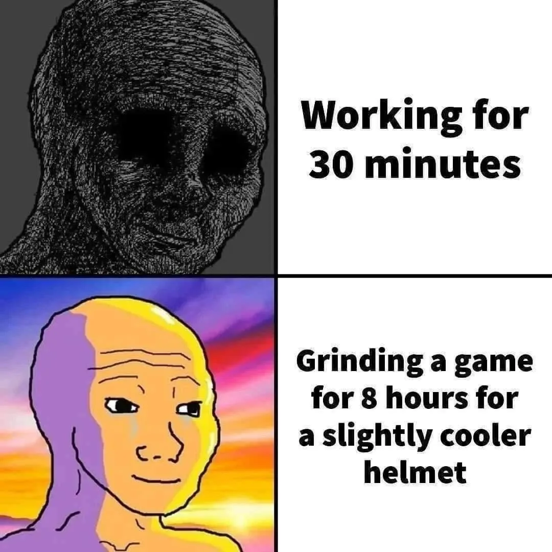 hard work meme