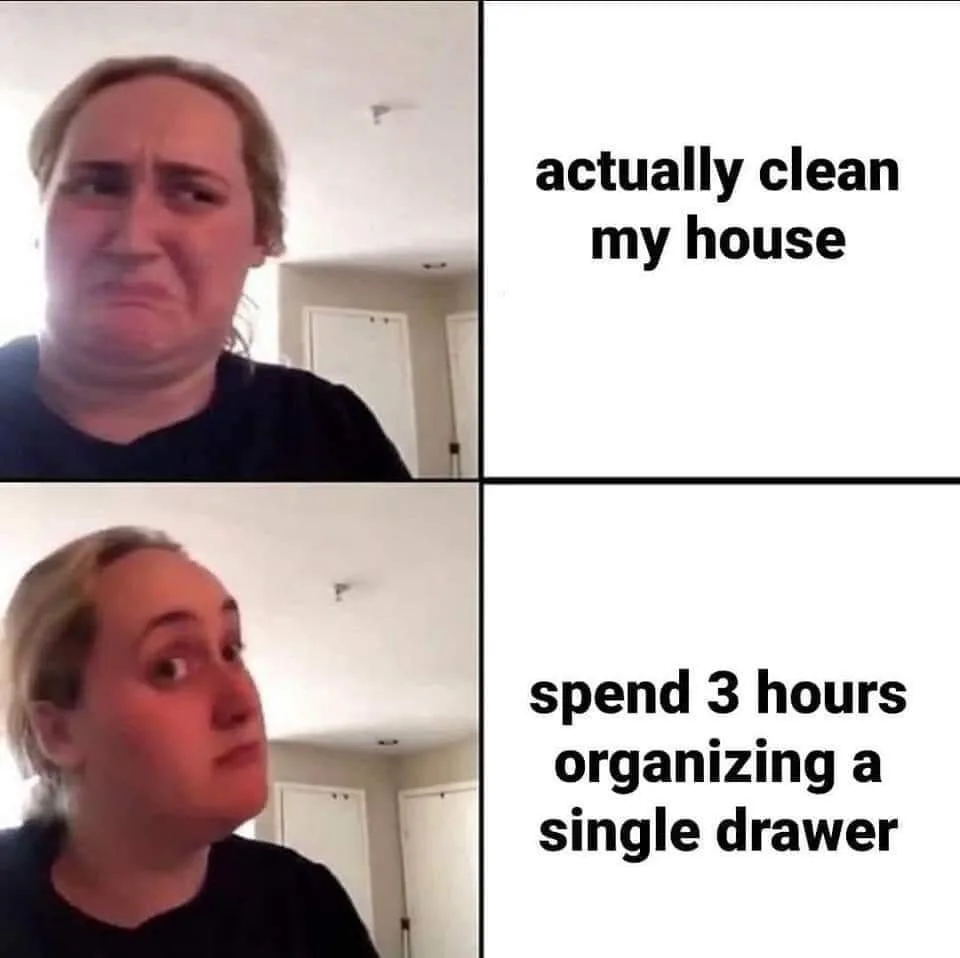 cleaning your room meme