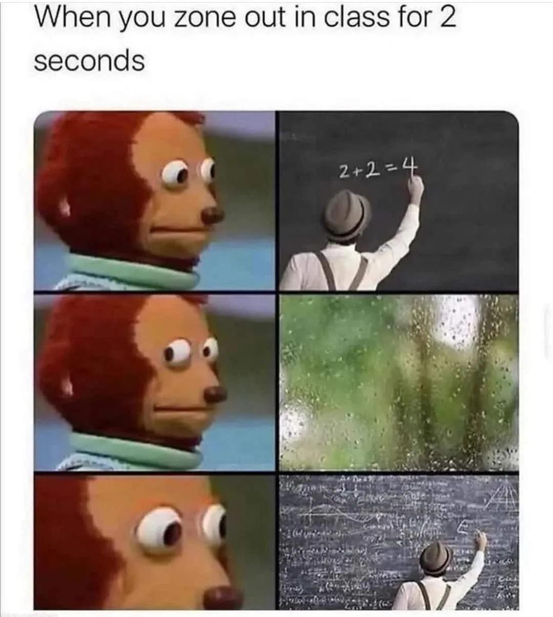 paying attention meme