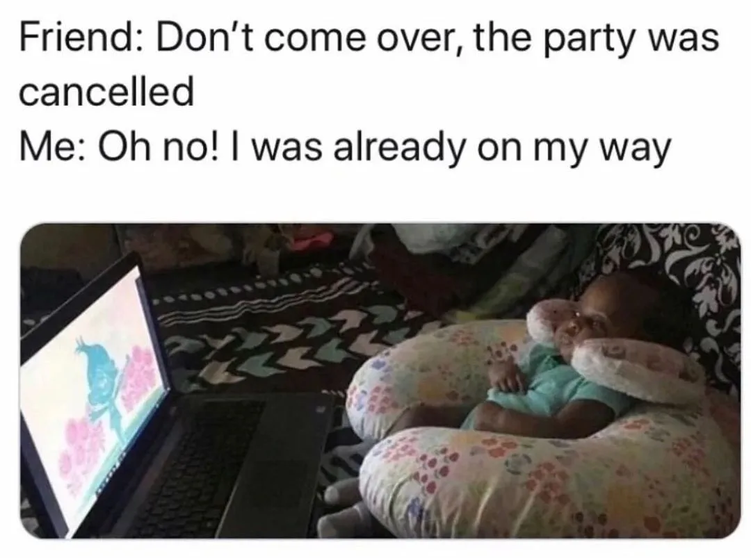 cancelling plans meme