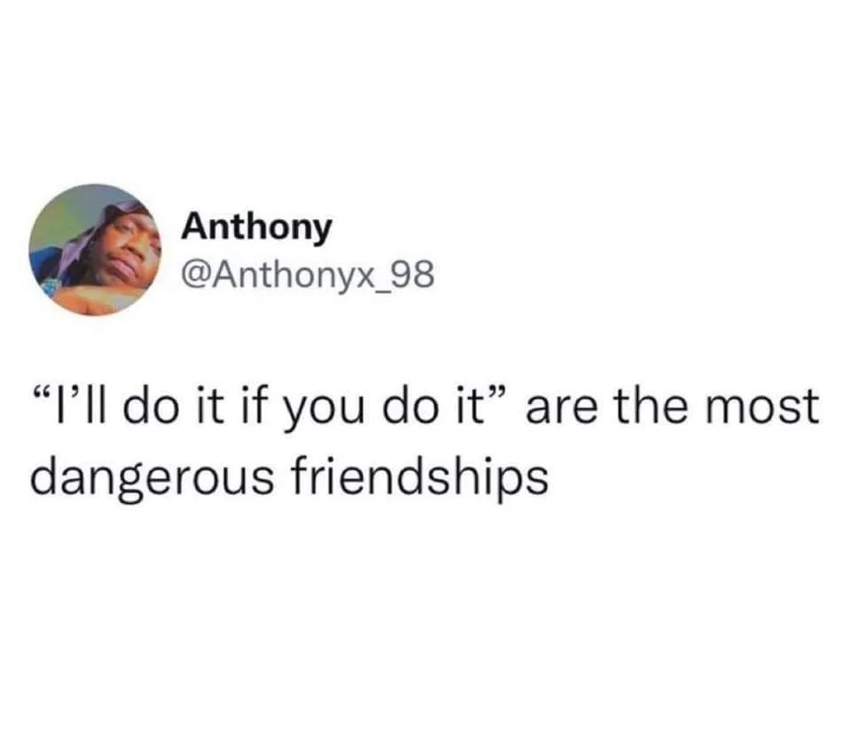 bad influence meme