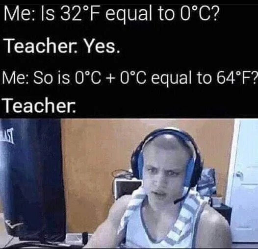 Fahrenheit meme