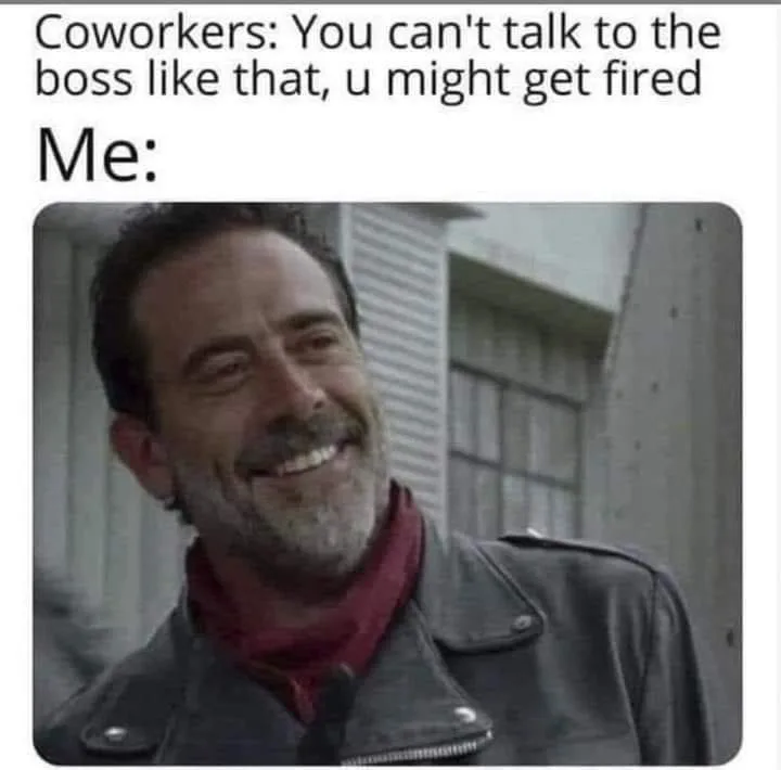 talking back meme