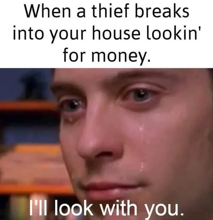 robbery meme