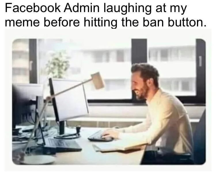 getting banned meme