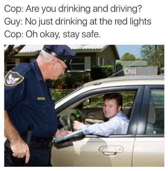 drinking and driving meme