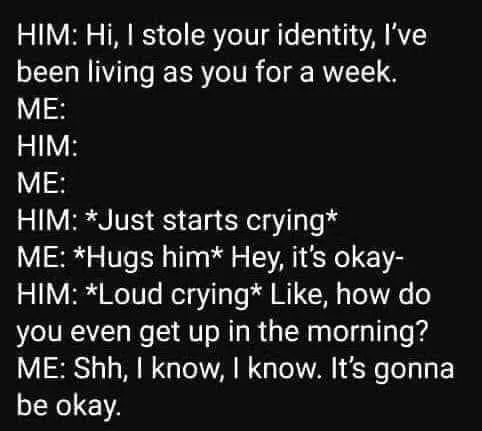 identity theft meme