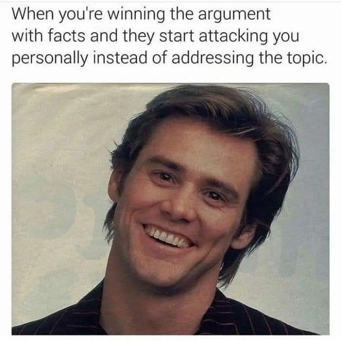 ad hominem meme