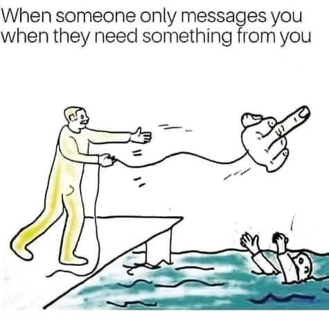 asking for help meme