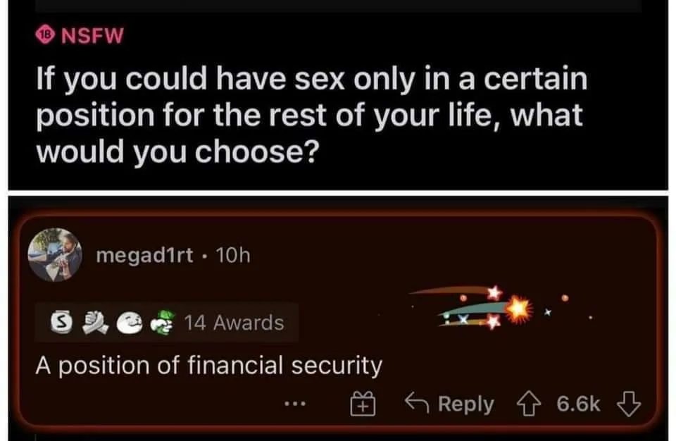 financial security meme