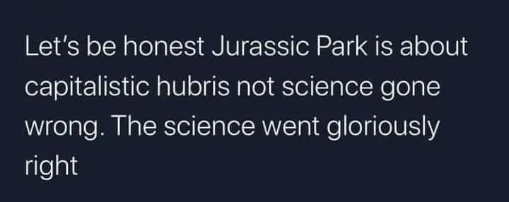 Jurassic Park meme