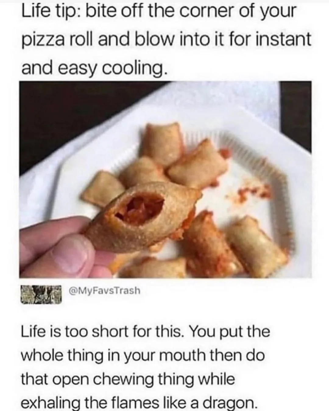pizza roll meme