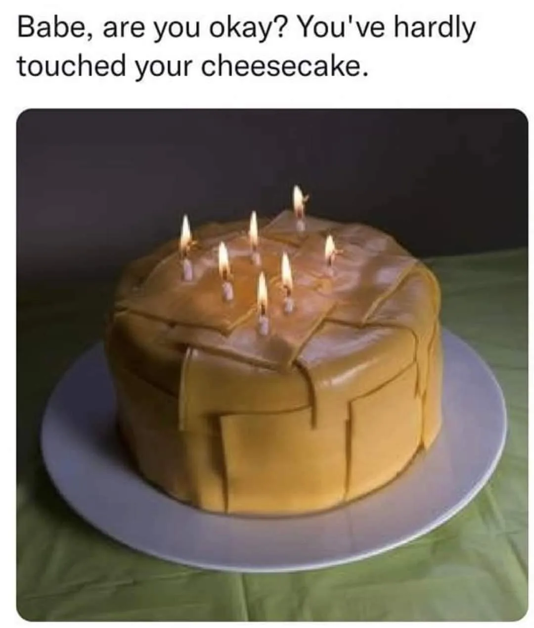 cheesecake meme