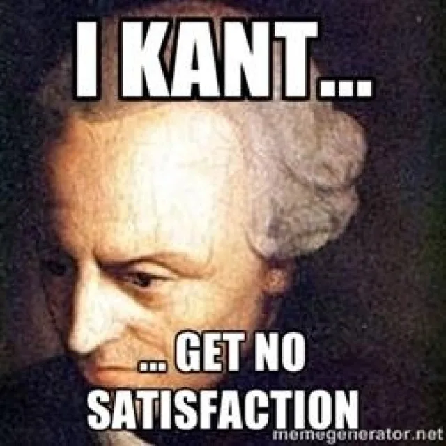 Immanuel Kant meme