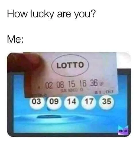 bad luck meme