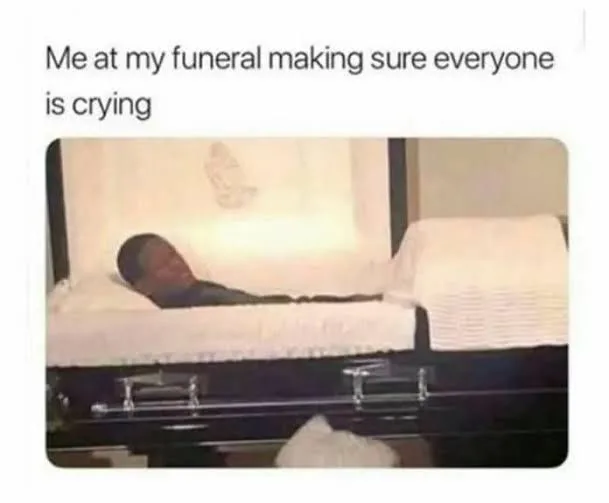 funeral meme