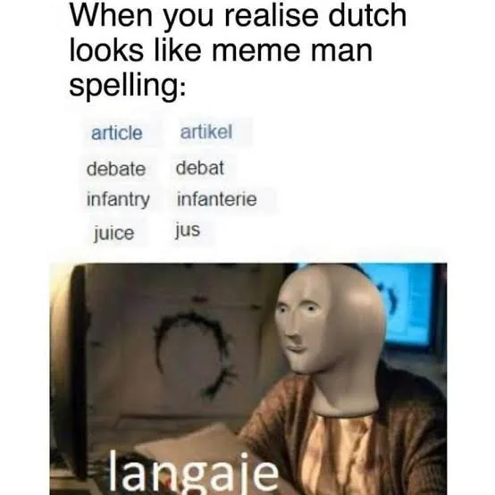 Dutch (language) meme