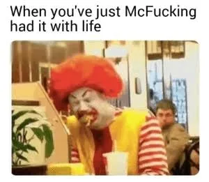 being fed up meme