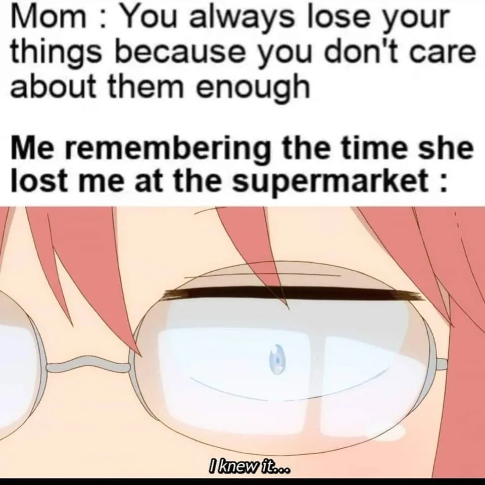 losing things meme