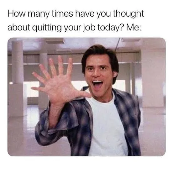 quitting meme