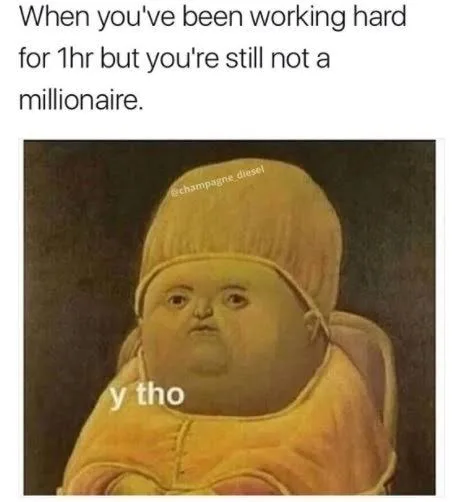 hard work meme