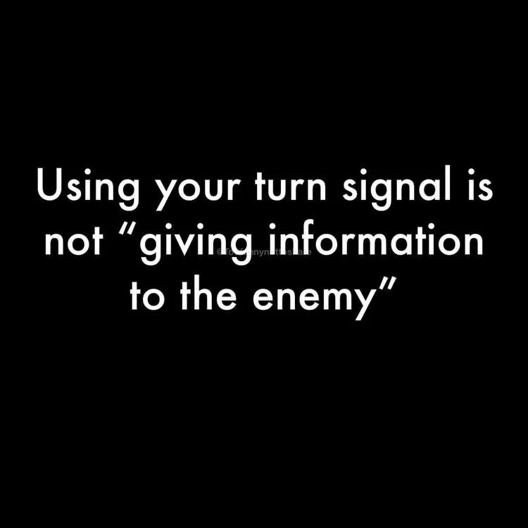 turn signal meme