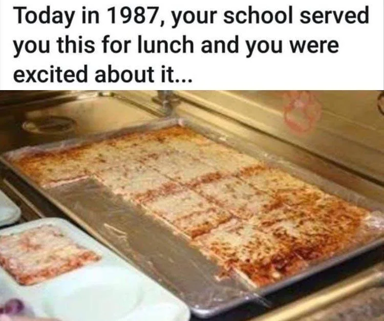 school lunch meme
