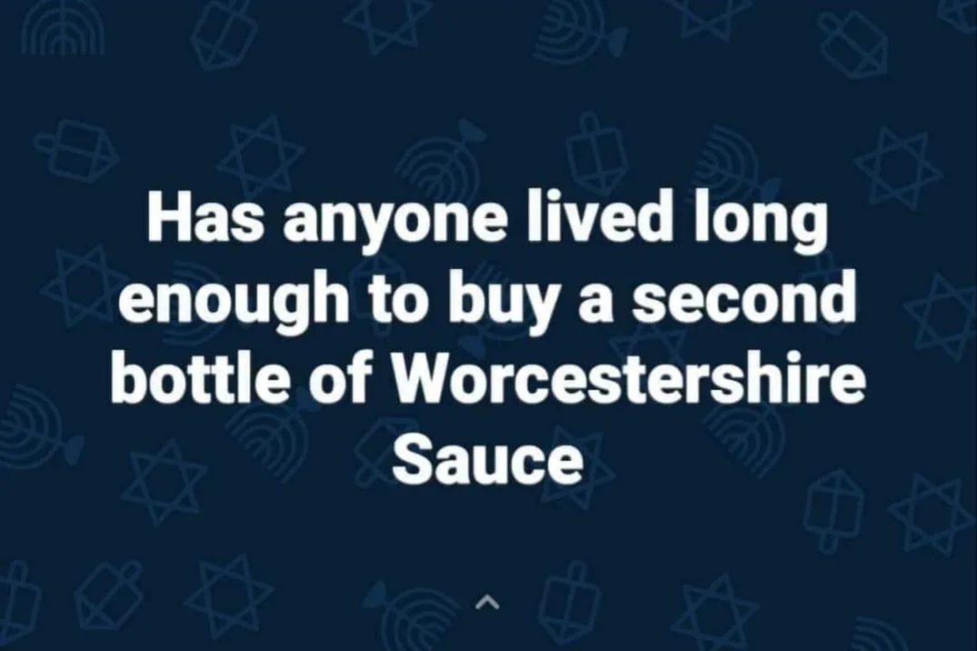 Worcestershire sauce meme