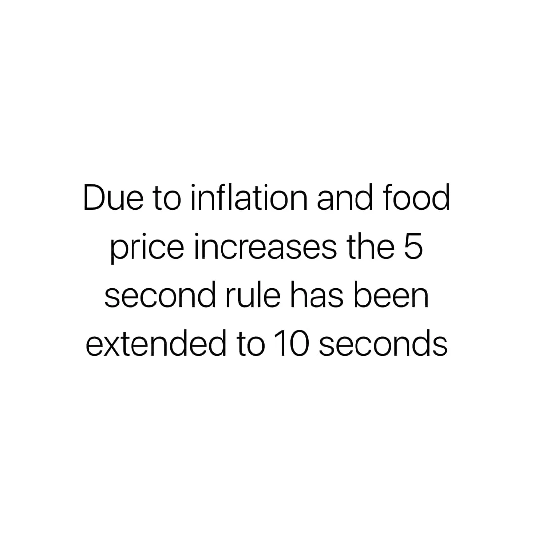 5-second rule meme