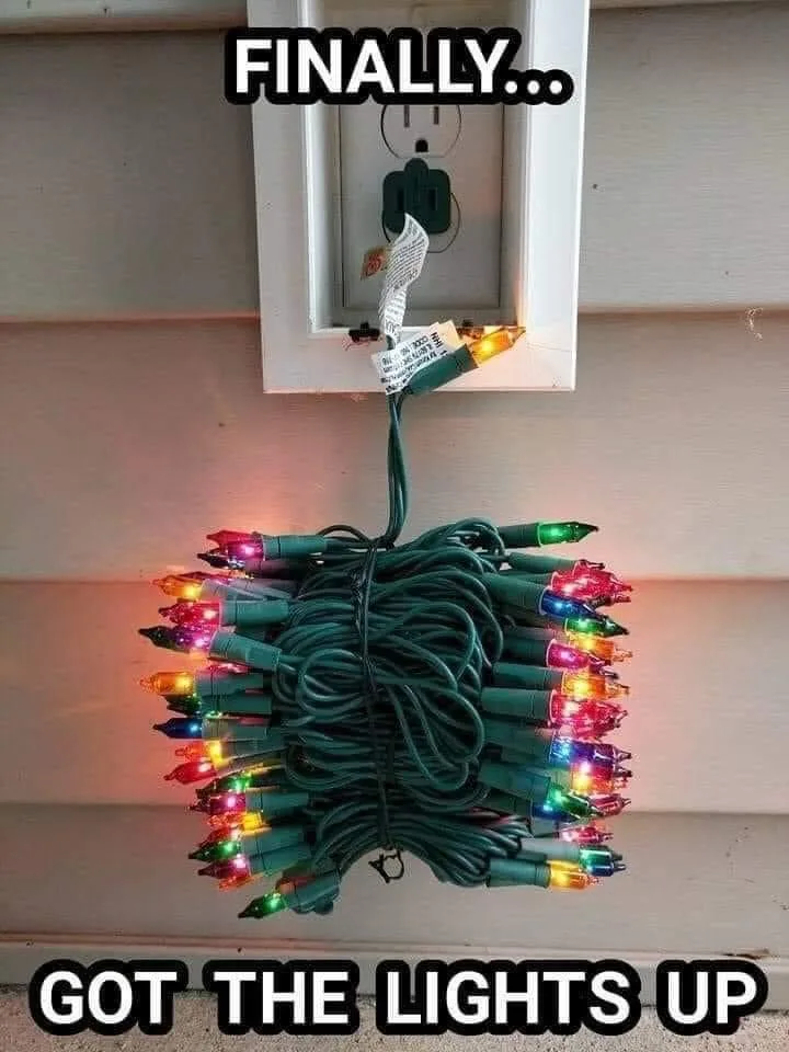 Christmas decorations meme
