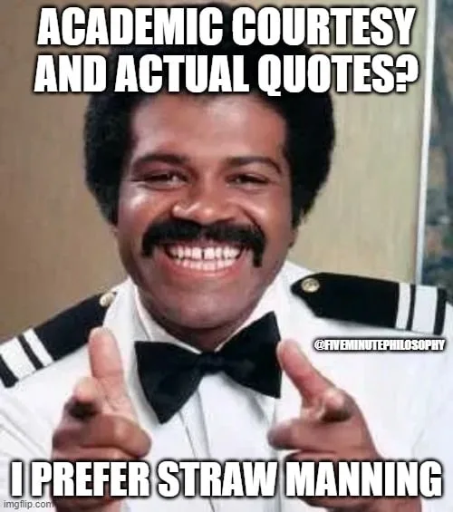 straw man argument meme