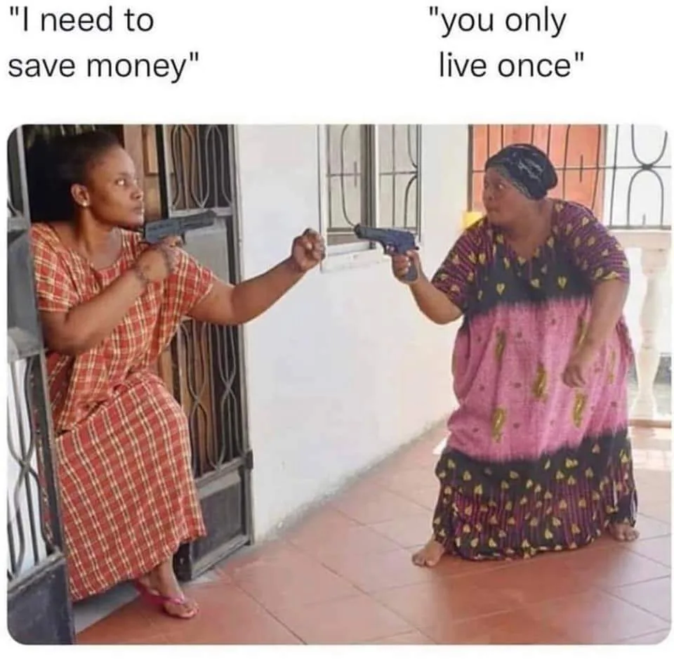 saving money meme