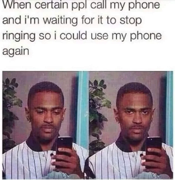 calling (on the phone) meme