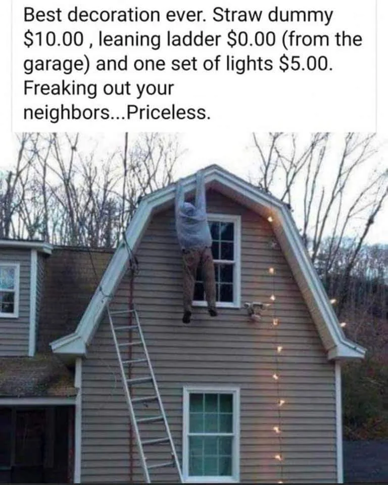 Halloween decorations meme