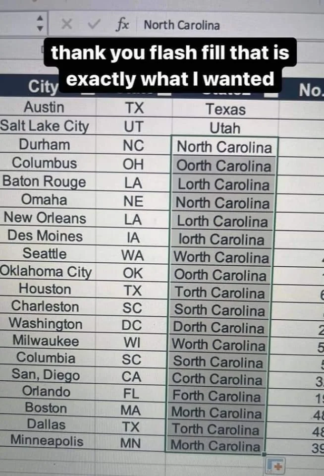 Excel meme