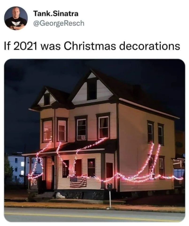 Christmas decorations meme