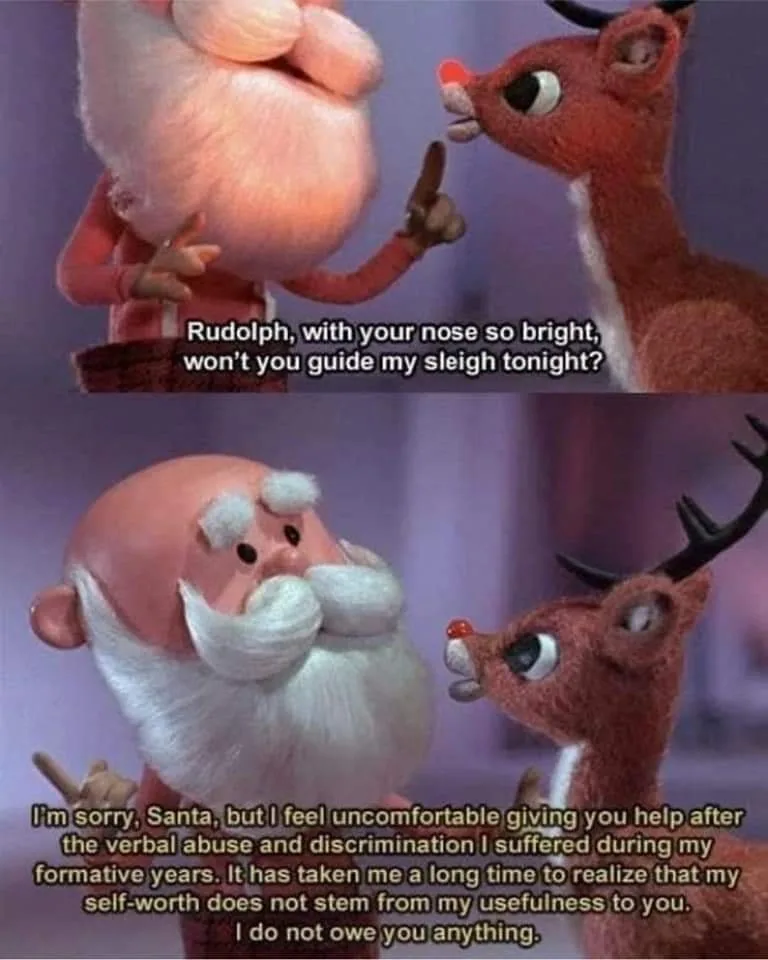 Rudolph the Red-Nosed Reindeer meme