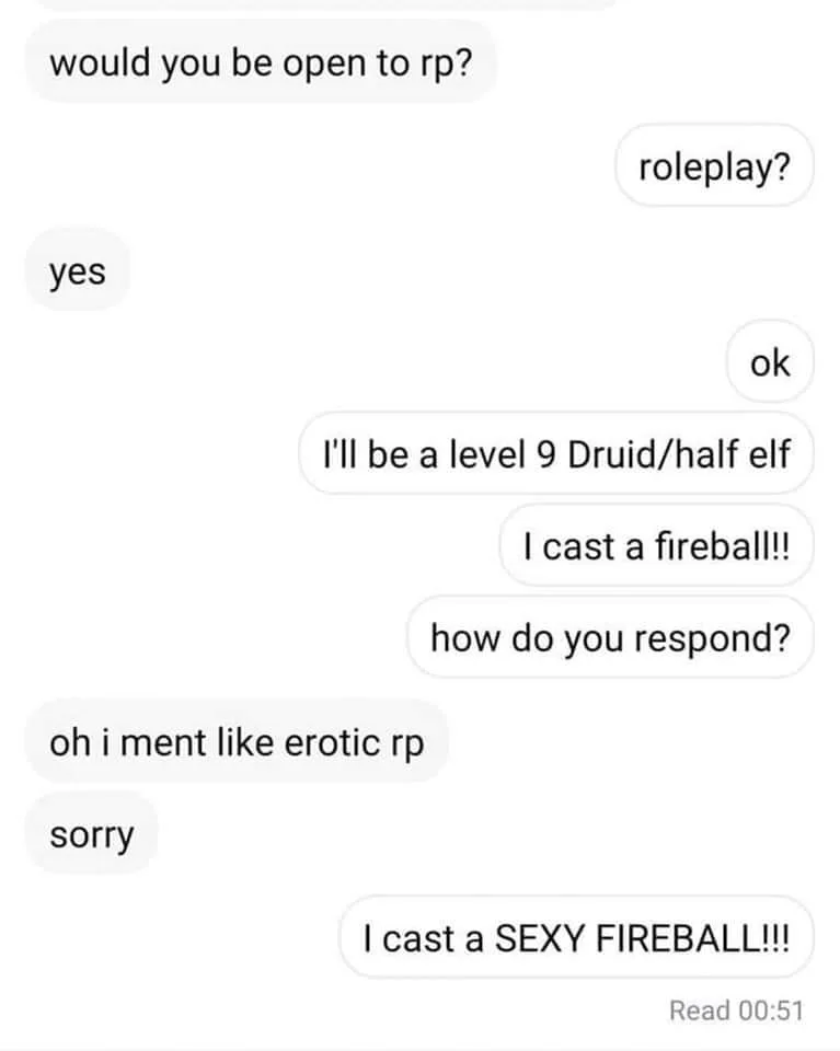 role-playing meme