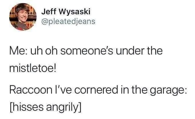mistletoe meme
