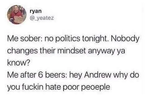 talking politics meme
