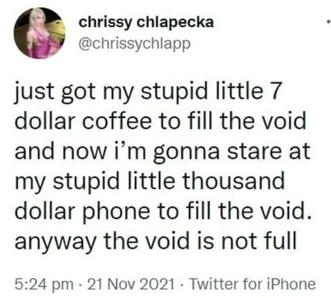 filling the void meme