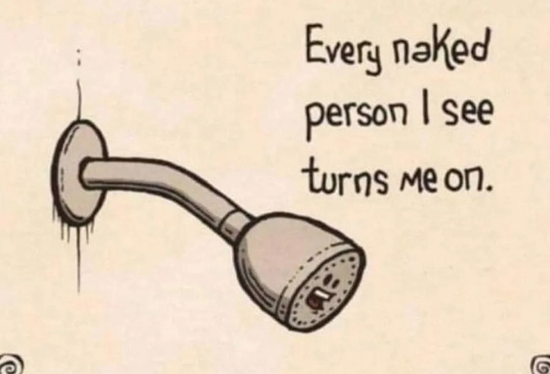 being turned on meme