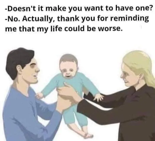 not having kids meme