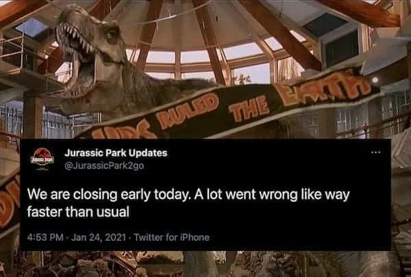 Jurassic Park meme