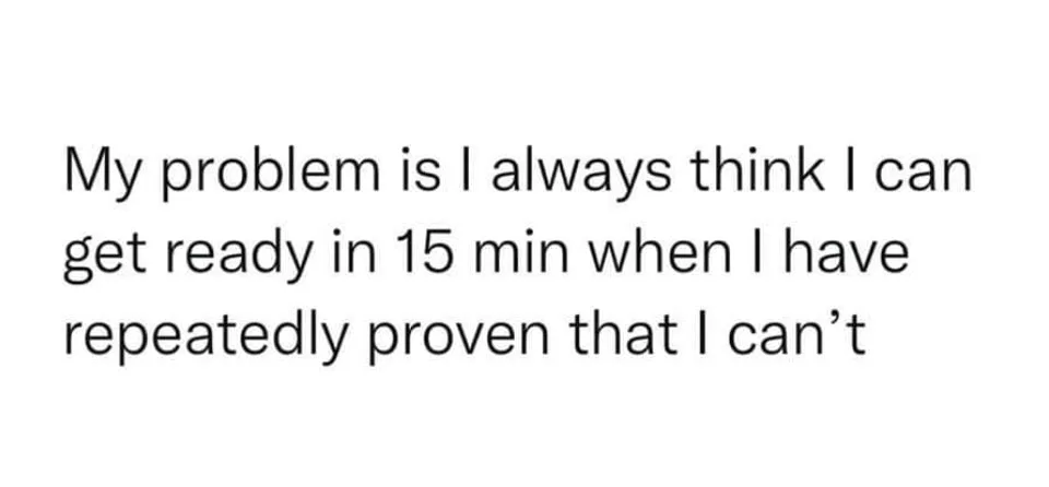 lateness meme