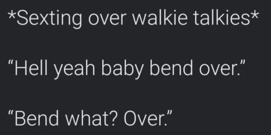 walkie talkie meme