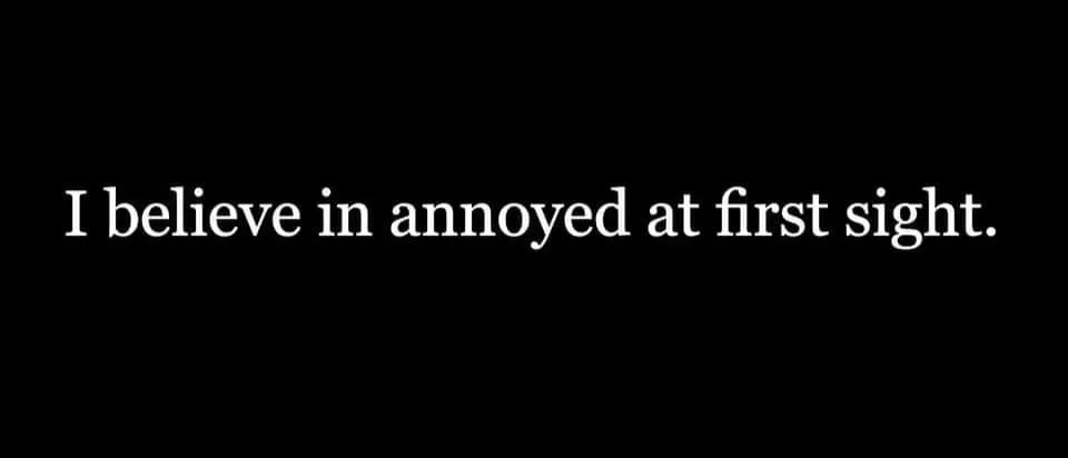 being annoyed meme