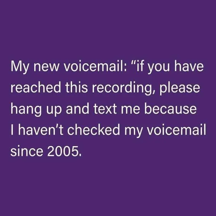 voice mail meme